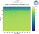 Time series of Weddell Sea Deep Salinity vs depth